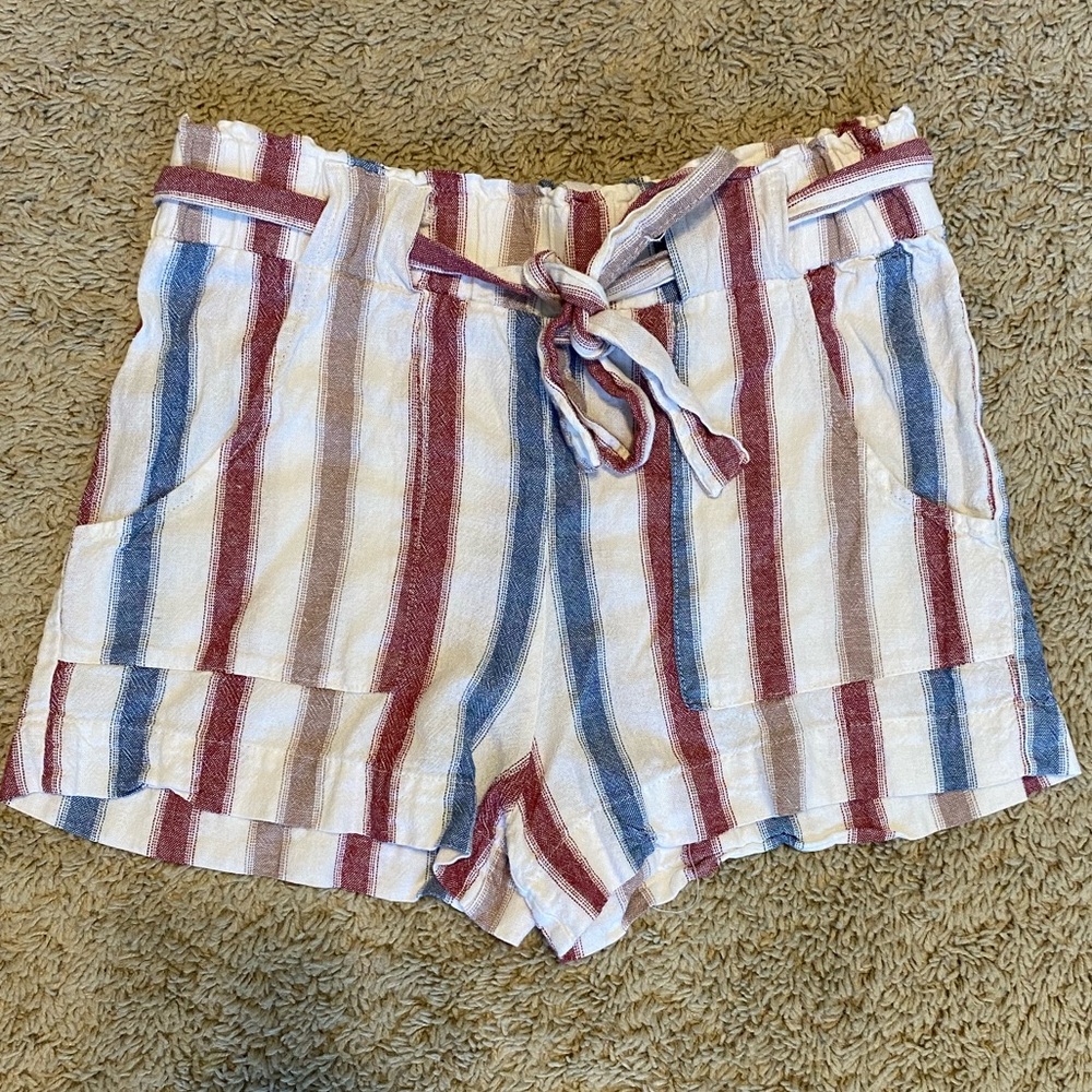 COPY - Indigo Rein Blue, Red, and White Shorts
